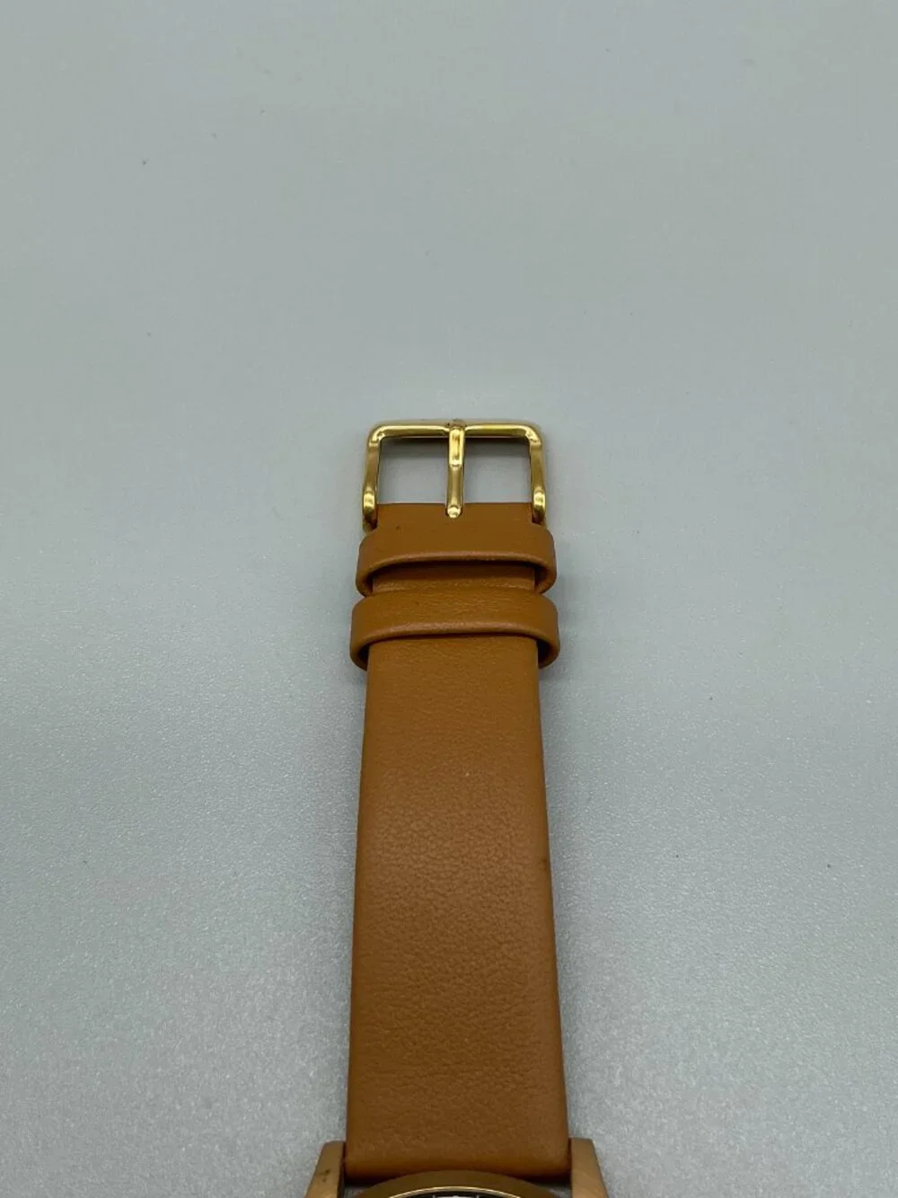 MVMT 40 Series Mens Watch 40mm Black Dial Rose Gold Tone Leather New Battery